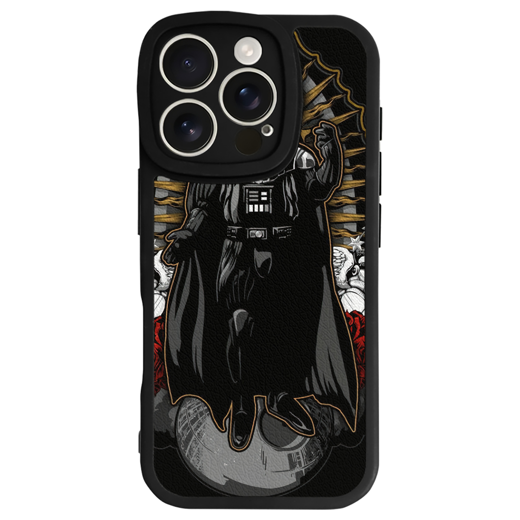 （画像用） スター・ウォーズ Star Wars 【iPhone 16シリーズ対応】シリコンスマホケース（レザー調） 材質：シリコン